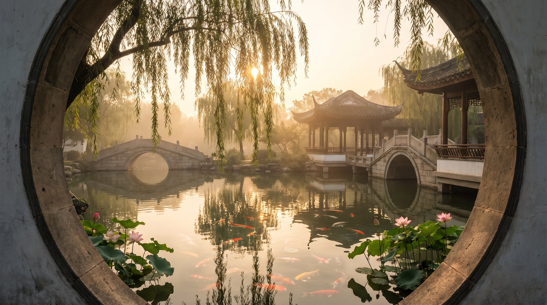 樱花视频美学影像-园林之美-古典建筑